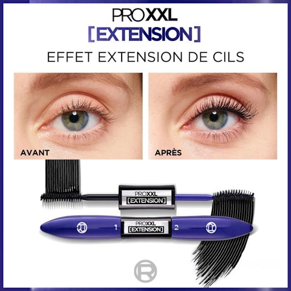 L'Oréal Paris Pro XXL Extension Mascara musta Svart
