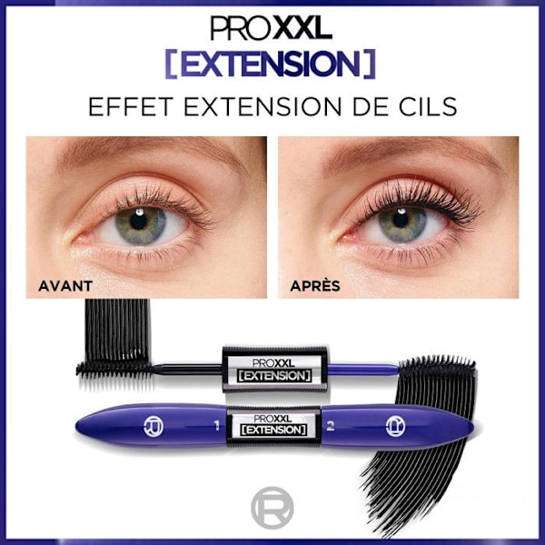L'Oréal Paris Pro XXL Extension Mascara Sort Svart