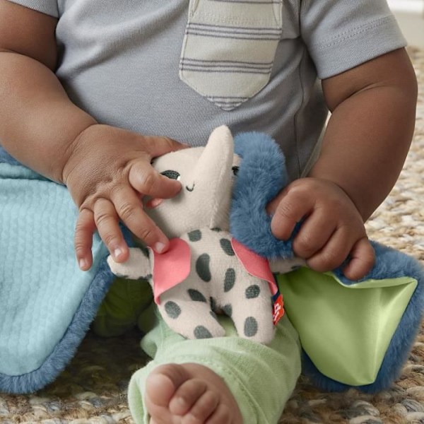 Fisher-Price-Tembo, min Doudou Elefant-Plush til nyfødte HKD63 Flerfarvet