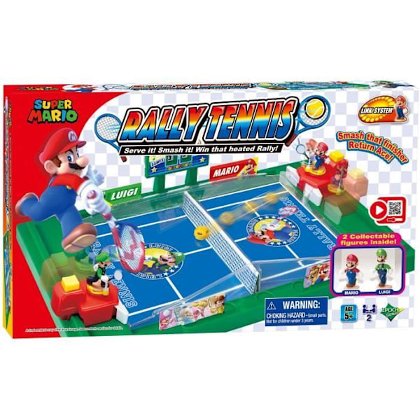Super Mario Rally Tennis Game - EPOCH Games - Atmosfærisk og actionspil Grön