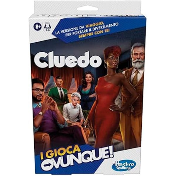 Lautapeli - HASBRO GAMING - Clue Grab and GO - 8-vuotiaat ja sitä vanhemmat - Lautapeli - 30 min