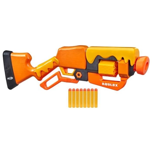 NERF - Roblox Adopt Me!: BEES! Dartblaster med spakmekanism - 8 pilar - kod för spelet Flerfärgad
