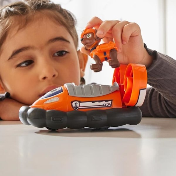 SPIN MASTER VEHICLE + MARCUS FIGURINE Paw Patrol Rött och grått