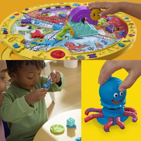 Play-Doh resematta, upptäcktslåda med modelldeg, konstnärliga hobbyer, leksaker för barn från 3 år och uppåt Flerfärgad