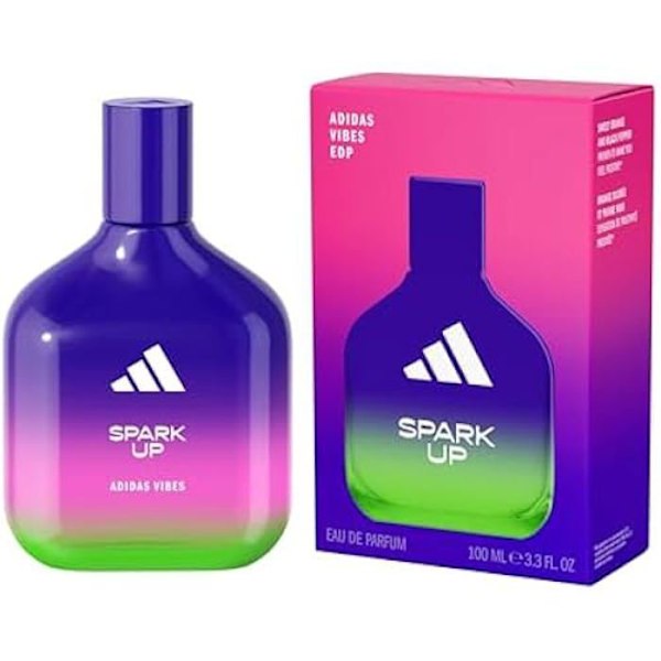 Eau de Parfum - ADIDAS - Vibes Spark Up - 100 ml - Makea appelsiini - Mustapippuri - Vegaaninen