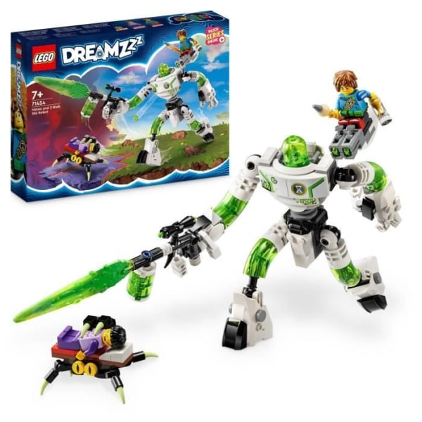 LEGO® DREAMZzz 71454 Mateo och Z-Blob robotleksaken med stor figur och Jayden minifigurer