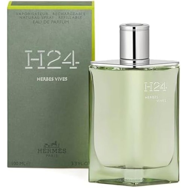 Eau de parfum - Hermès - H24 Herbes Vives - Genopladelig - 100 ml - Til mænd