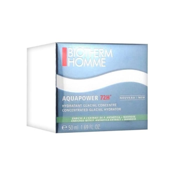 Kosteusvoide - Biotherm Homme - Aquapower 72H - Ultrakevyt koostumus - 50 ml