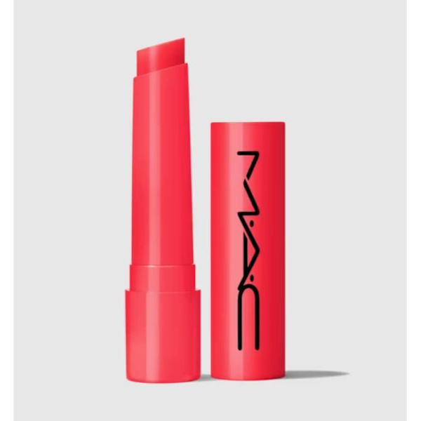 MAC COSMETICS SQUIRT HEAT SENSOR STICK PUNAINEN TÄYTETTÄVÄ KIILTO 2,3 g VÄRIllinen KIILTO/BALMIO, TÄYTÄVÄ JA RAVITTAA HUULIA, BRI