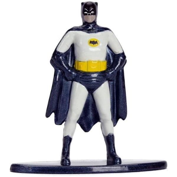 Batman og Batmobile metalfigur 1966 - JADA - Legetøj - Samling - Sort