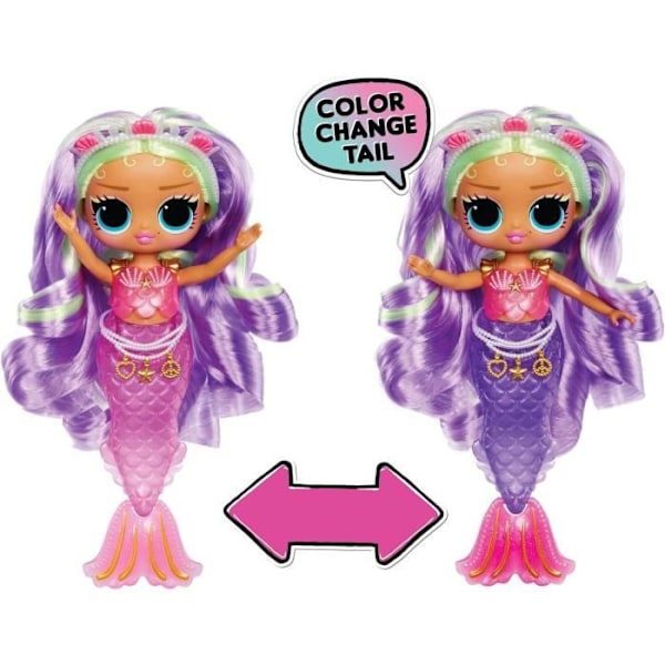 L.O.L. Surprise Tweens HAVFRUE Dukke - Cleo Cove Magenta, Djuppurpur