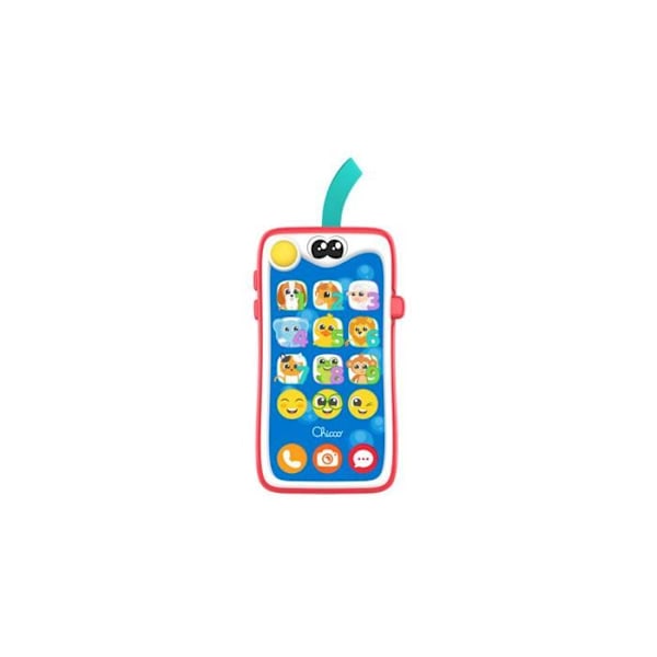 CHICCO SMILEY SMARTPHONE PARLANTE ITALIANO ENGLESE GIOCATTOLO EDUCATIV Flerfärgad