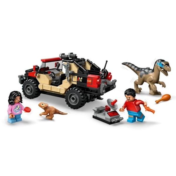 Jurassic World Velociraptor og flugten i 4x4