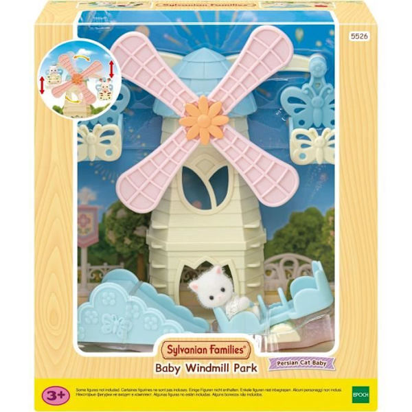 Miniatyrfigurer - SYLVANISKA FAMILJER - Bebiskvarnen - Inomhus - Rosa - 3 år gammal Flerfärgad