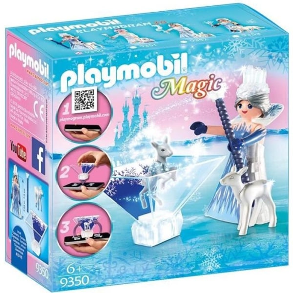 PLAYMOBIL 9350 - Magic - Crystal Princess - Pyramid hologramprojektor - Barnleksak från 6 år