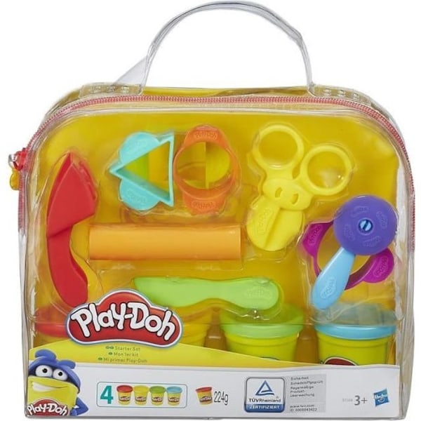 Play-Doh My First Kit med 4 gryder - Modeling Dough Kit - Til børn fra 3 år Flerfärgad