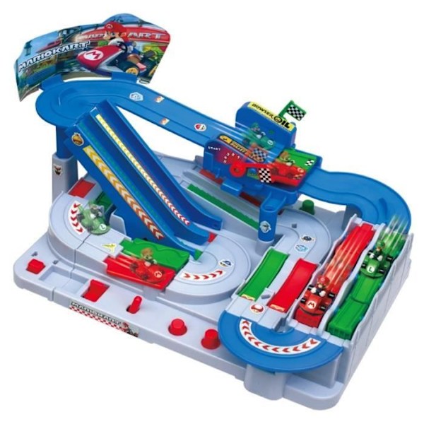 Mario Kart Racing Deluxe, Action bana racing spel, EPOCH games, Från 5 år Flerfärgad