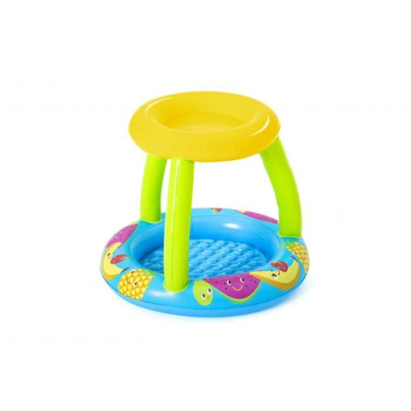 Soppebassin med oppustelig parasol - AC-DÉCO - 94 x 89 x 79 cm - UPF 50+ - 26 L