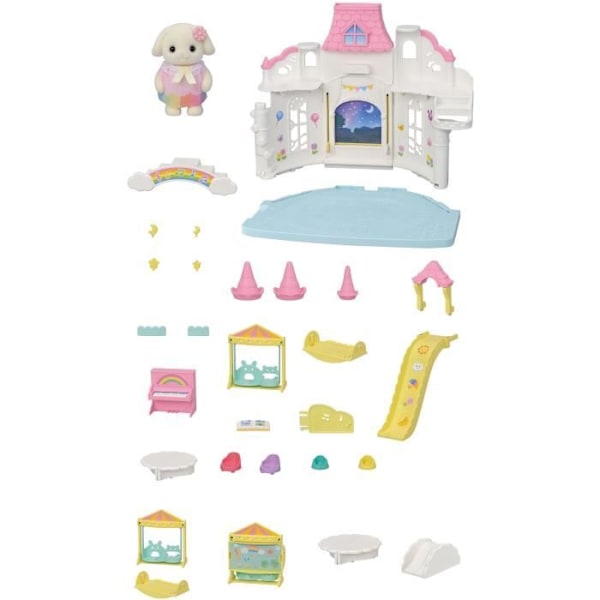 Docka - SYLVANIAN FAMILIES - Den soliga spjälsängen - Flerfärgad - Blandat - Inomhus Flerfärgad