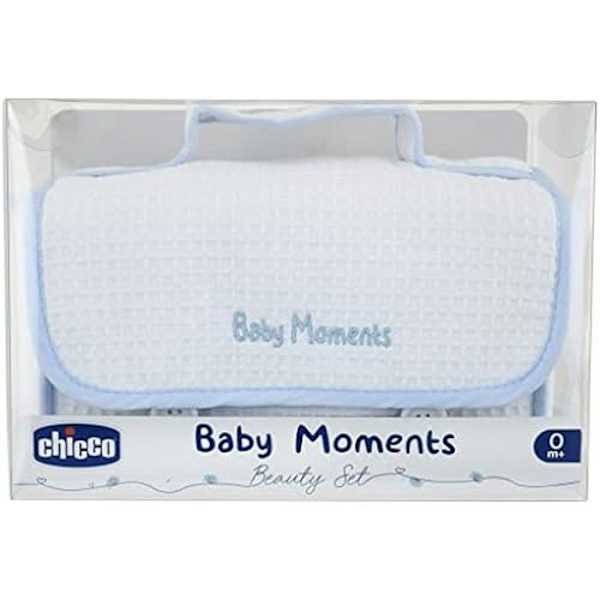 Chicco Baby Moments - Beauty sinisellä kahvan hygienia- ja vauvanhoitotuotteilla