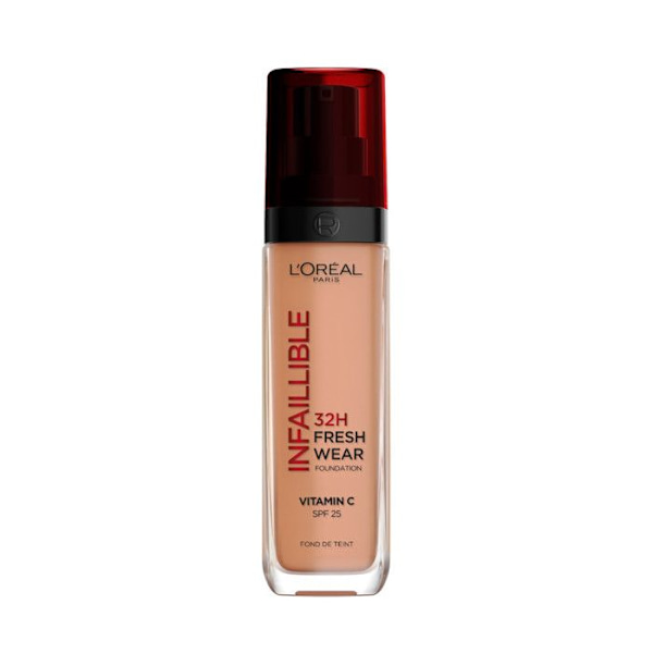 L'OREAL PARIS INFAILLIBLE Foundation - Langtidsholdbar 32 timer - Amber Beige