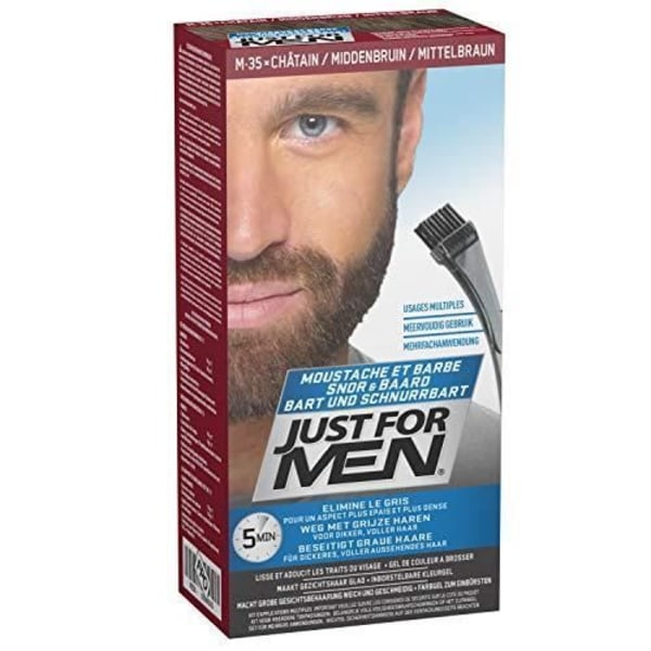 Just For Men Skäggfärg - Medium Brun - Acetonfri