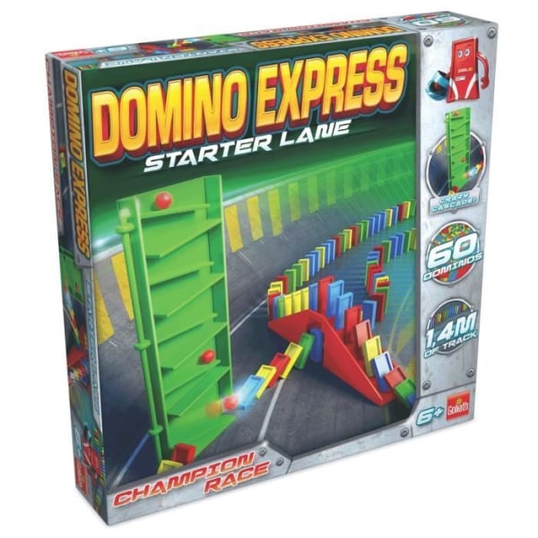 Domino - GOLIATH - Startbana - 60 dominobrickor - Labyrint - Våg