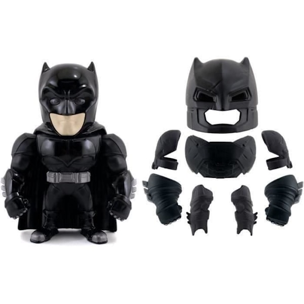 JAVA - Metallfigur Batman + att skapa och anpassa rustning - 15cm Svart