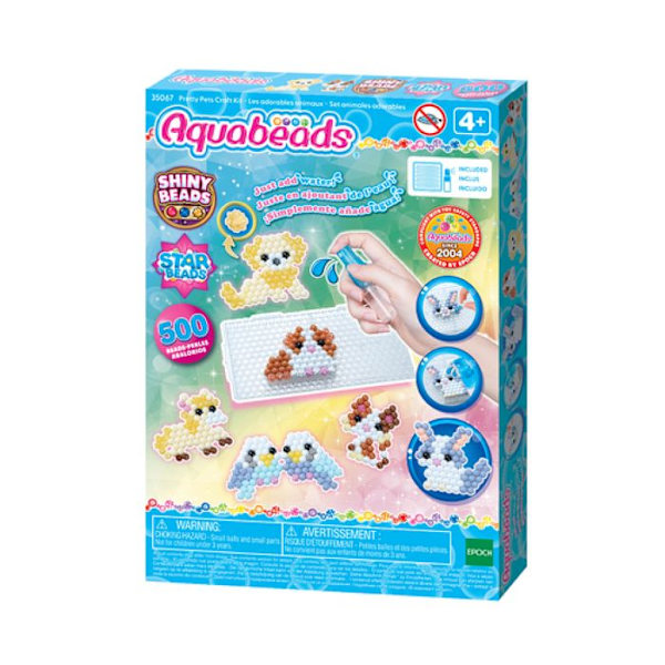 Rakennuspeli - AQUABEADS - Schattige Huisdieren Set - Monivärinen - Lapsille - Sekalaiset Flerfärgad