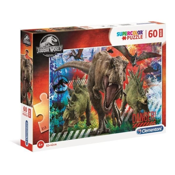 Puzzletehtävä lapsille - Clementoni - Jurassic World - Alle 100 palaa - Elokuvat ja mainonta