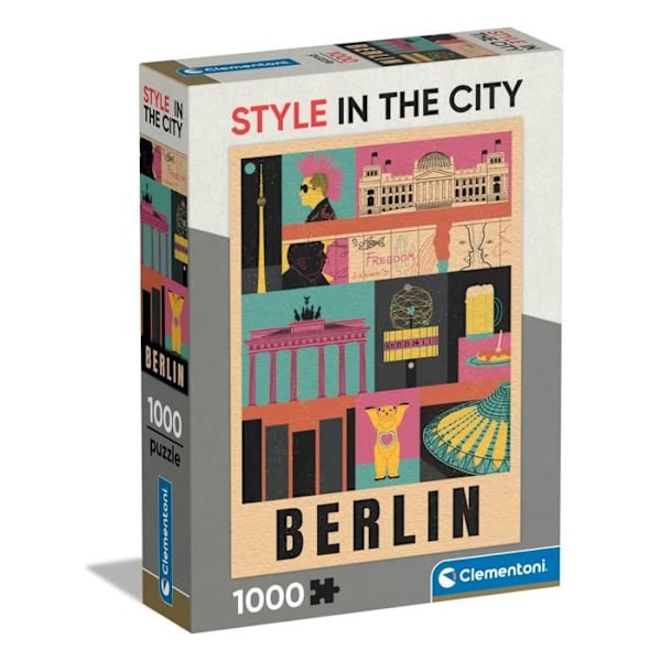 Kompakti 1000 palan palapeli: Style in the City - Berliini
