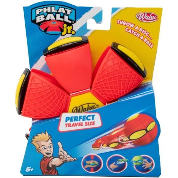 Wahu Phlat Ball Junior Rød - Udendørs spil - GOLIATH Rött och gult