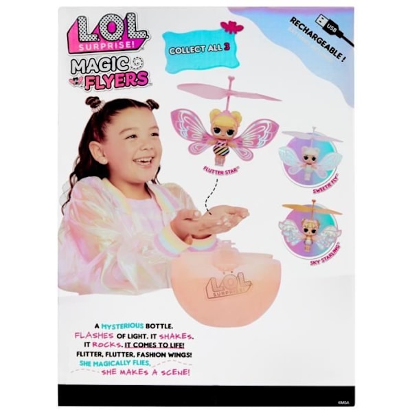 LOL. Överraskning flygande docka - stil 1 Rosa