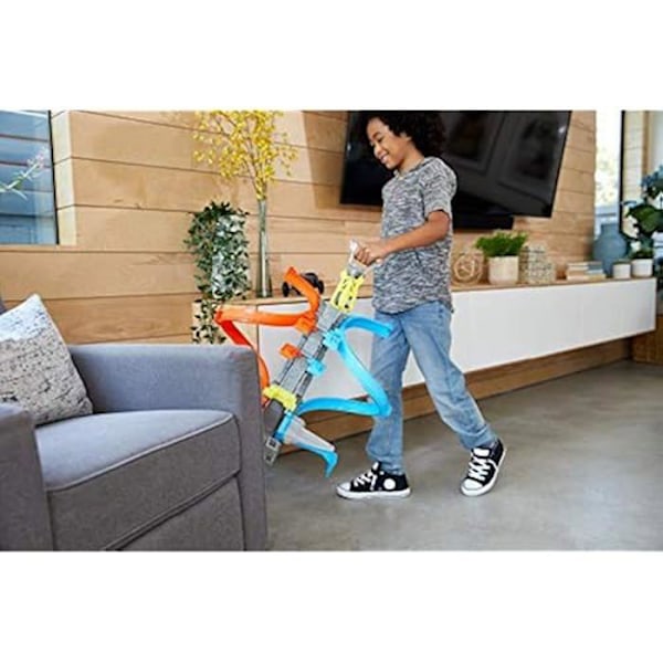 Leksak - Hot Wheels - GRW39 - Launch Track and Loop Kit - Inomhus - Barn Guld