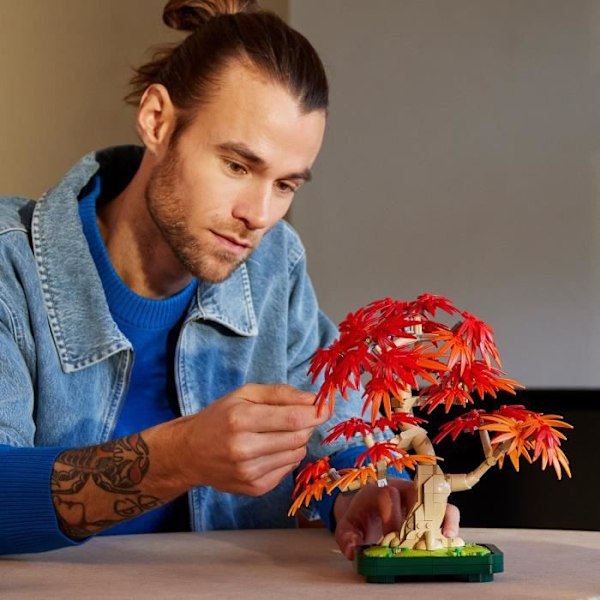 LEGO Botanicals 10348 Röd Japansk Lönn - Byggsats för Vuxna röd grön
