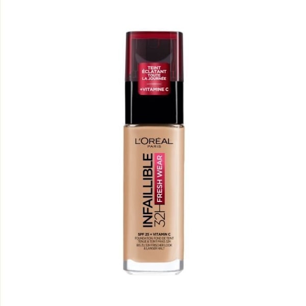 L'OREAL PARIS Infallible Foundation - Långvarig 32H - 140 COOL ROSE 140 Golden Beige