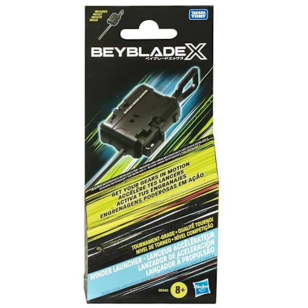 Beyblade X Winder virallinen käynnistin Svart