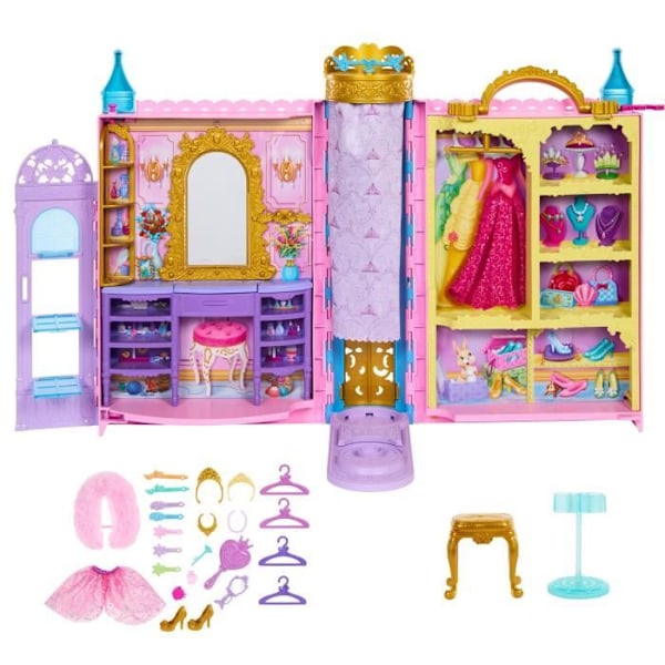 Disney Princesses - Klar til bolden - Dressing box HXC20 Flerfärgad