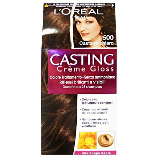 L'OREAL CASTING 500 crema castano chiaro no ammoniaca - ESTROSAante per capelli