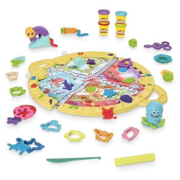 Play-Doh rejsemåtte, opdagelsesboks med modelleringsdej, kunstneriske hobbyer, legetøj til børn fra 3 år og opefter Flerfärgad