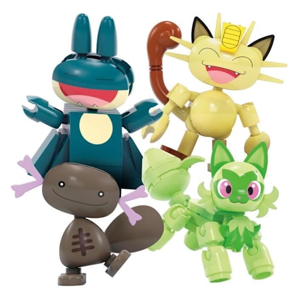 MEGA Pokémon-Paketti Suuri Pyörä-Rakennettavat Leikkitavat HXF80 Flerfarvet