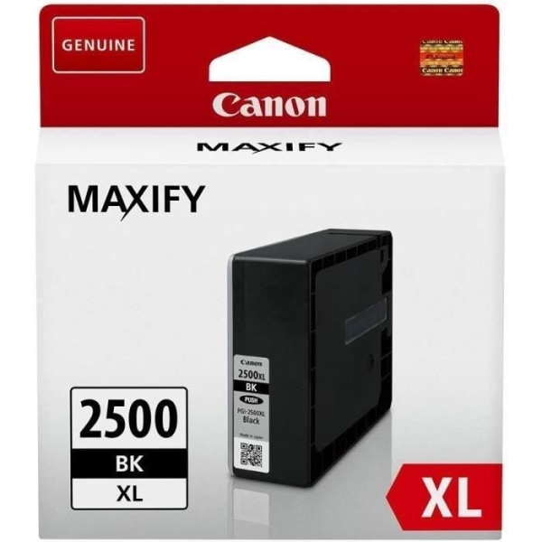 PGI-2500 XL svart bläckpatron med hög kapacitet - CANON - MAXIFY MB5350, MB5050, iB4050, MB2350, MB2050