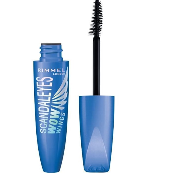 RIMMEL Mascara Scandaleyes Wow Wings - 001 musta vedenpitävä Svart