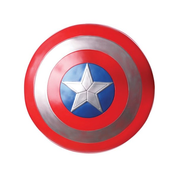 Captain America sköld 61 cm vuxen Rött, blått och silver
