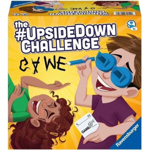 Ravensburger - Upside Down Challenge Game - 2-6 pelaajaa - 7-vuotiaasta alkaen - Monikielinen (sisältää ranskan) Gul