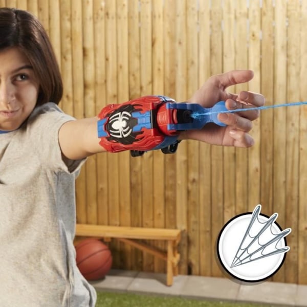 Ultimate Spider-Man webbläsare 2-i-1, Spider-Man kostymleksak, från 5 år och uppåt, Marvel Spider-Man Real Webs Flerfärgad