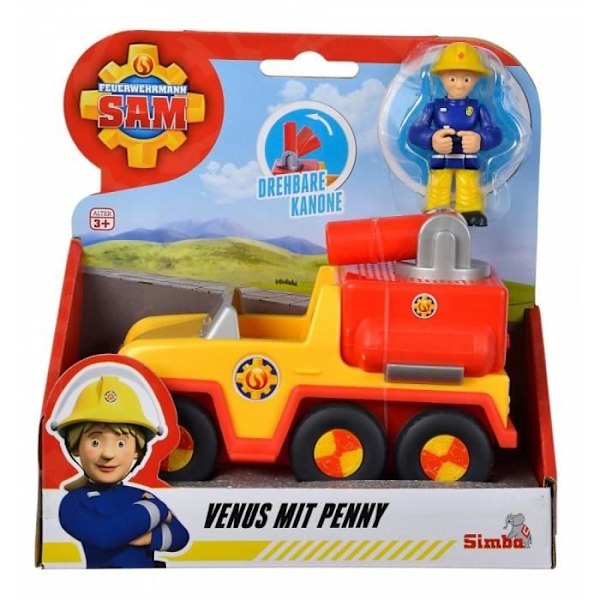 Leksak - SIMBA - Venus - Brandbil - Röd - 3 år - Utomhus Röd