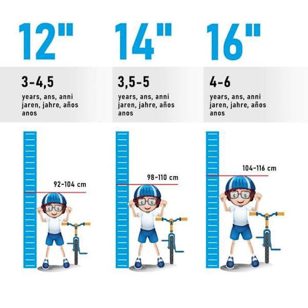 Lasten pyörä 14" - FROZEN - Jäätynyt valtakunta - Sininen - 4-6 vuotta - 14 tuumaa Blå