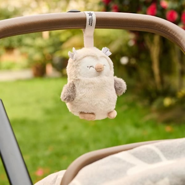 Mini Plys legetøj - TOMMEE TIPPEE - Ollie The Owl - Rejsesøvn - 6 lyde - USB genopladelig - Kan maskinvaskes Mång