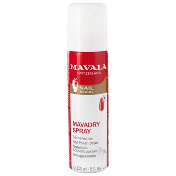 Nagellack - MAVALA - Mavadry spray - Färglös - Torkar snabbt - Förhindrar flagning Färglös